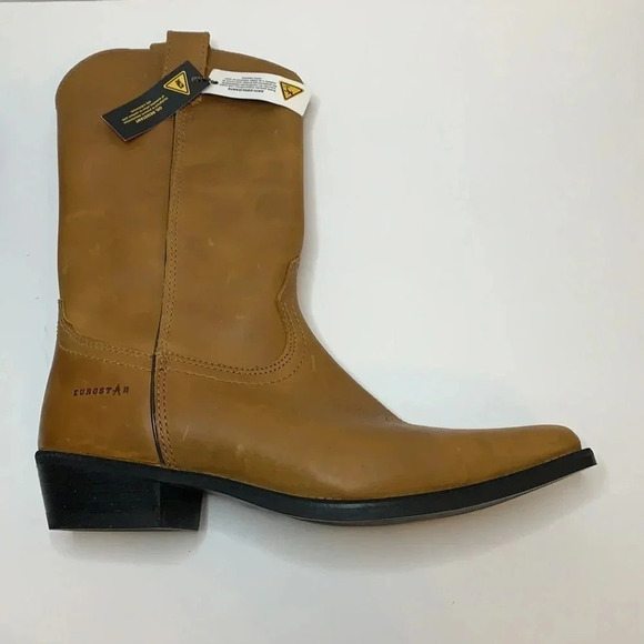 Eurostar Clive Cowboy Leather Boots Dark Brown Men’s 12 New main image 7